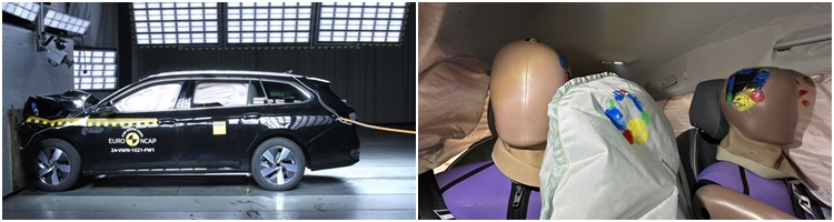 採用相同平台生產的Volkswagen Passat和Skoda Superb以高安全水準成為成為2024年度最安全大型家庭用車。