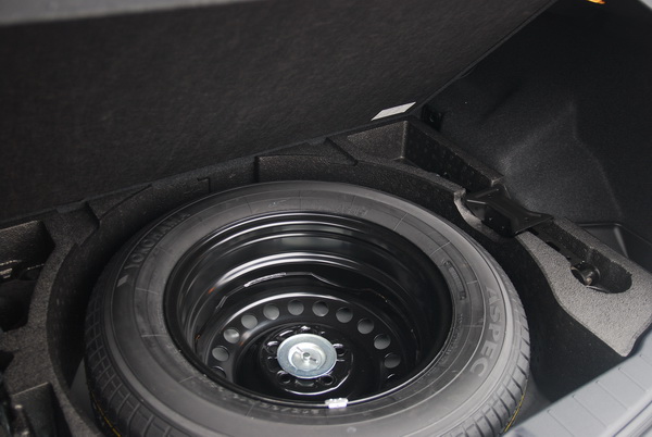 ASX配備著全尺碼的備胎。