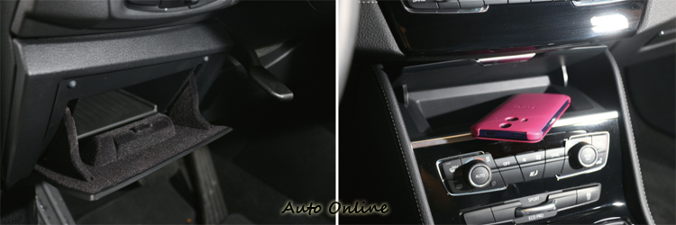 駕駛座左右都有許多置物空間設計,完全不浪費任何空間。