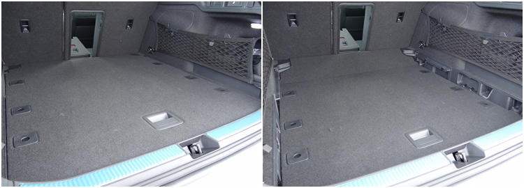 兩段式底板高度設計,用來裝載較大的物品時就會感受到它的好處。