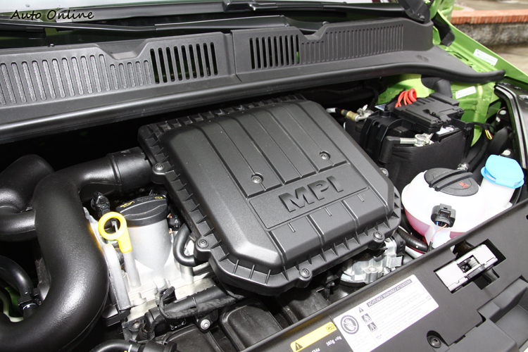 Citigo動力為一顆999c.c直列三缸的引擎,最大馬力為75hp。