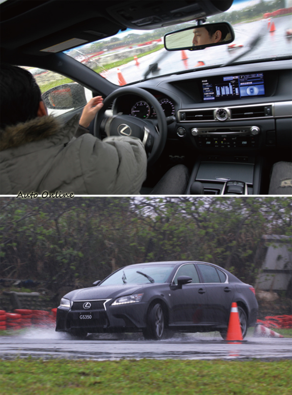 GS350對付急彎得心應手,特別是車頭很好判位的優點,獲得媒體的讚賞。