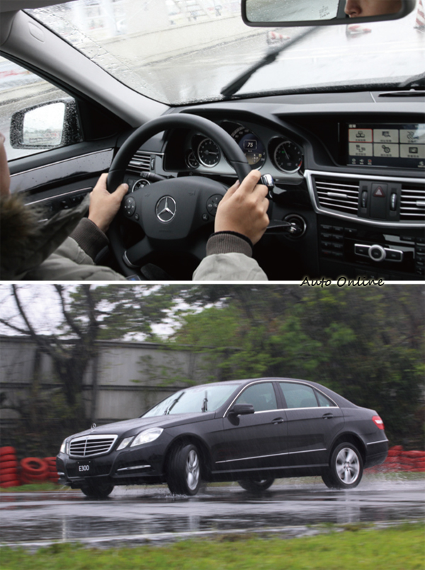 530i沉穩的轉向感,在雨天中很有幫助,不過迴轉半徑稍大吃了點虧。