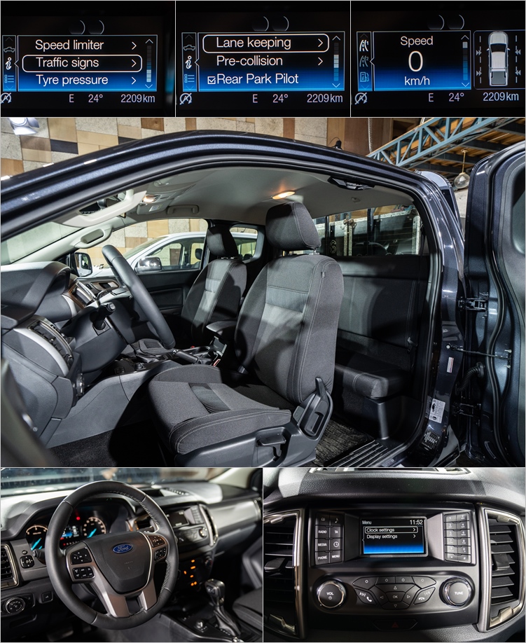 Ranger職人型具備獨特的一廂半車身座艙與中央對開式車門設計,2+2的四座空間提供彈性十足的乘坐應用。