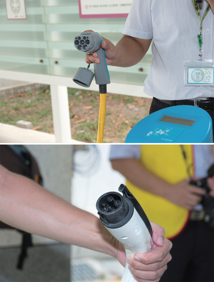 目前歐美日各電動車廠的充電規格不一,充電接頭就是代表例子。