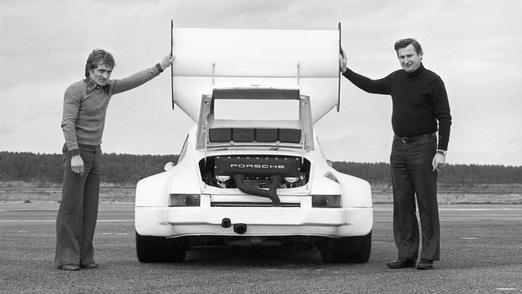 Porsche 935 prototype, Norbert Singer (r.), 1976