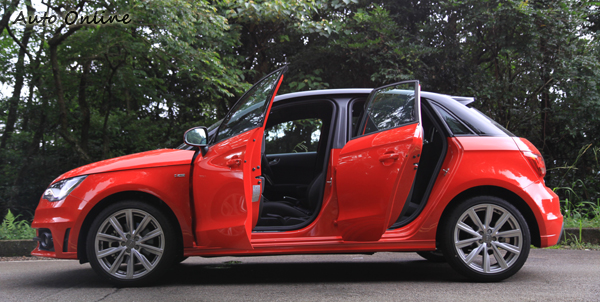 A1 Sportback Sport與A1 Sport差在那?一圖以蔽之。