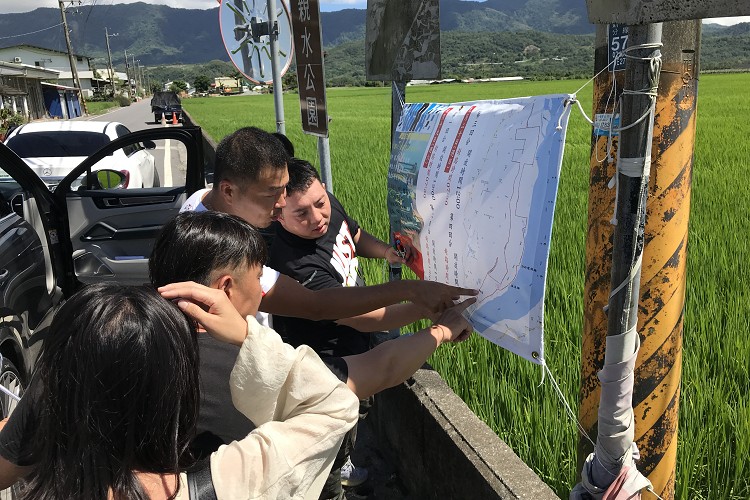 比賽前的探路,製作路書非常重要,但是在路前得搞清楚比賽的起點在哪!