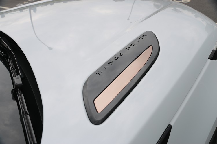 玫瑰金除了前保桿有之外,引擎蓋、葉子板上都看得到。