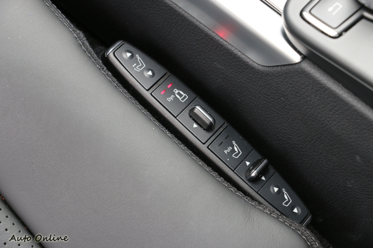 可自動控制的座椅支撐設計使用在AMG車型上已經多年,一直是相當討喜的配備。