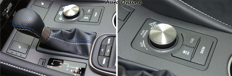 八速手自排變速箱提供四種不同駕駛模式。