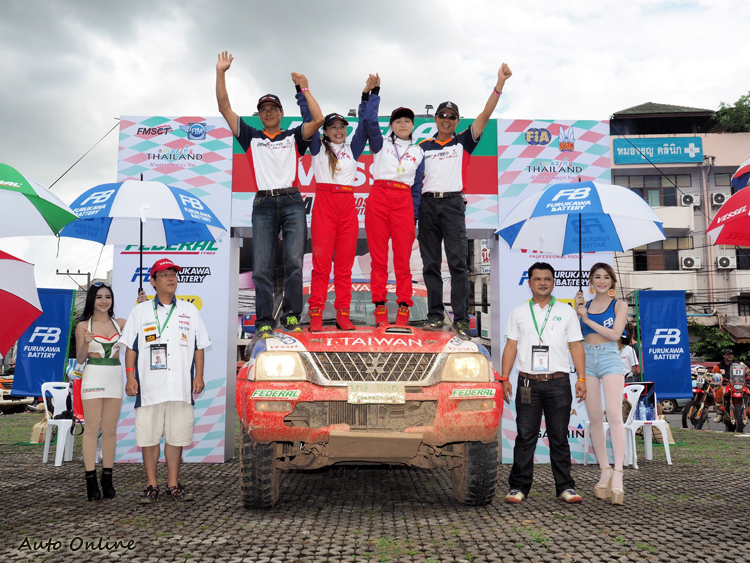 經過六天努力,i.TAIWAN RALLY TEAM奪得女子組冠軍。
