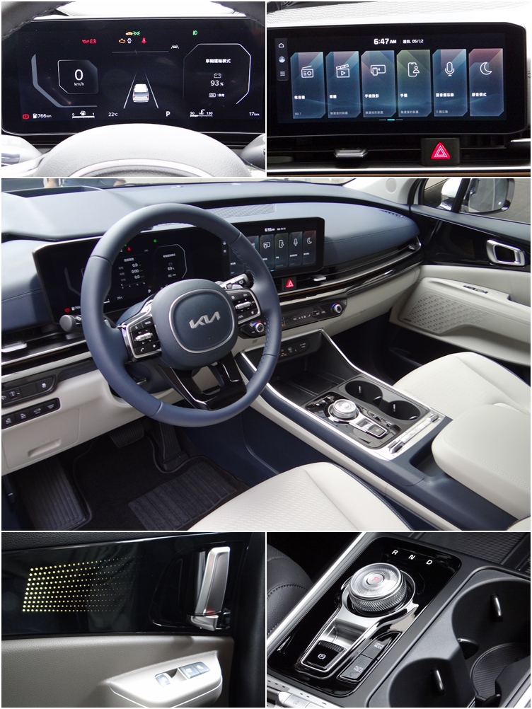 雙12.3吋全景曲面顯示螢幕及眾多數位化科技,營造出滿滿的未來感。