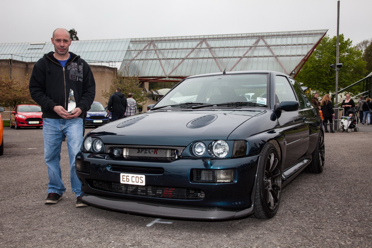 活動人氣王得主Dave Pritchard,他的Escort Cosworth最大馬力已經「成長」到630匹