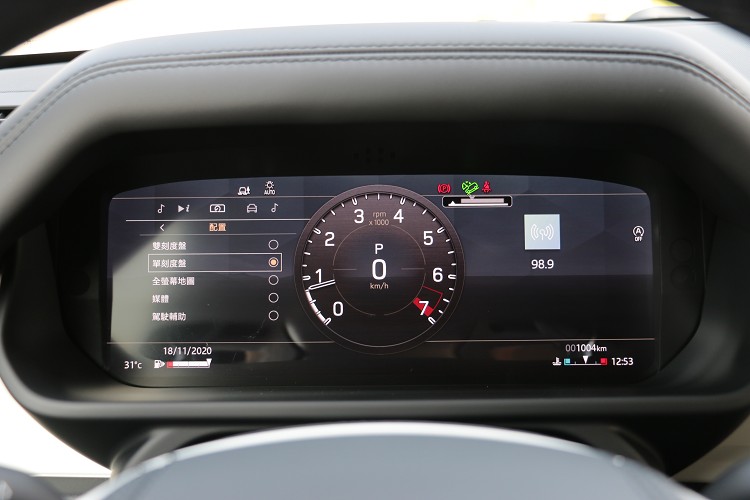 儀錶板12.3吋數位虛擬螢幕可切換不同模式,這已廣泛運用在品牌各車系上。