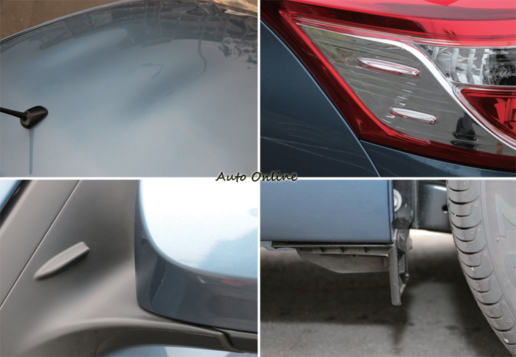 考量空氣力學的運用,車輛多處採用導流鰭片設計,讓車輛擁有0.28Cd的低風阻係數表現。