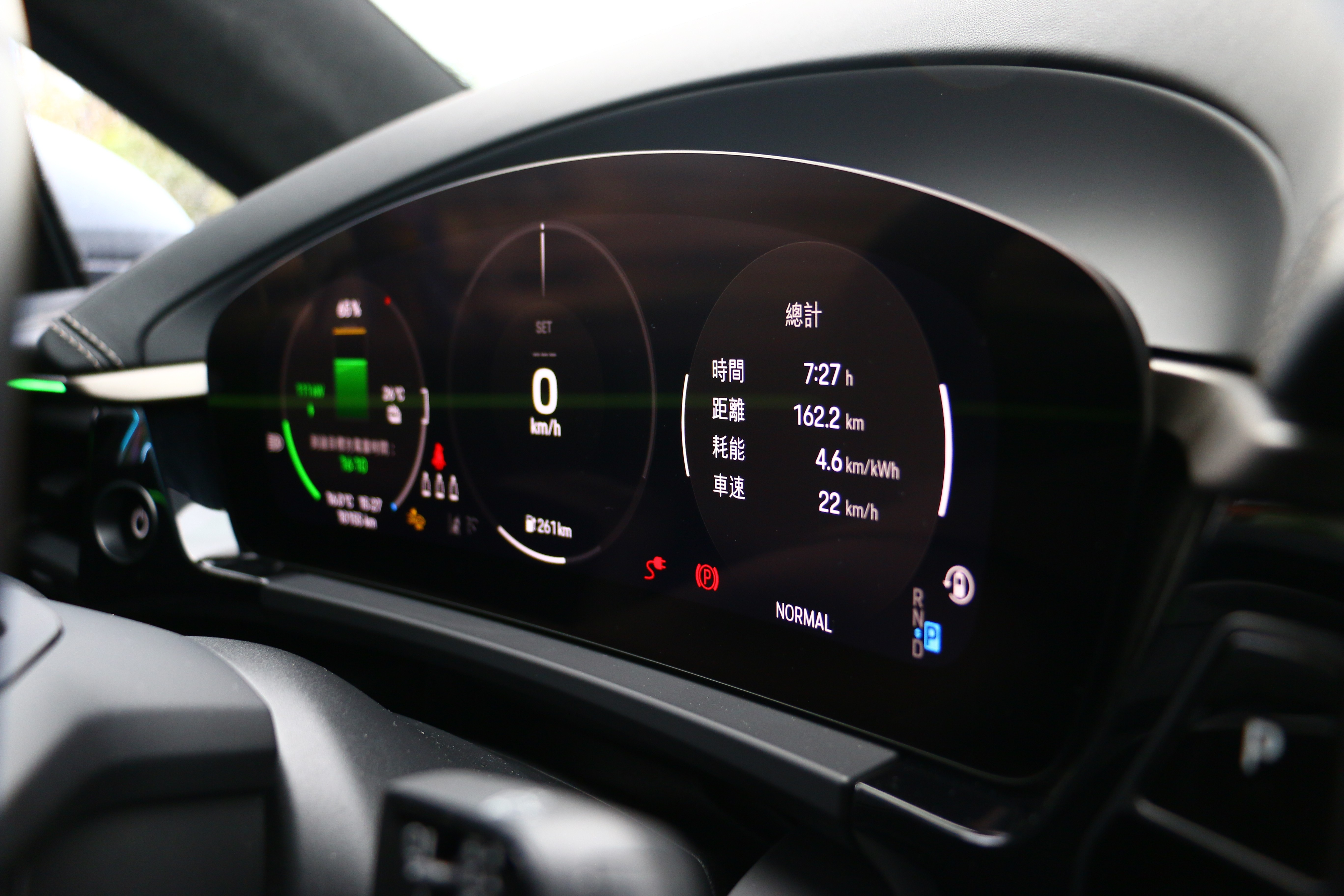 數位儀表板可自行選擇顯示模式。