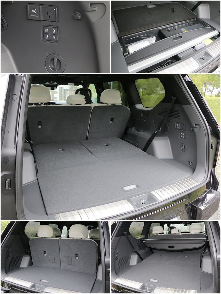 行李廂具備平坦的地板,透過電動傾倒椅背功能可進一步擴充載物容量。