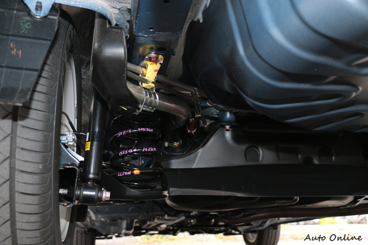 專精底盤結構與懸吊配置的松田健總工程師在底盤與懸吊部分進行大規模的強化,提升車體剛性。