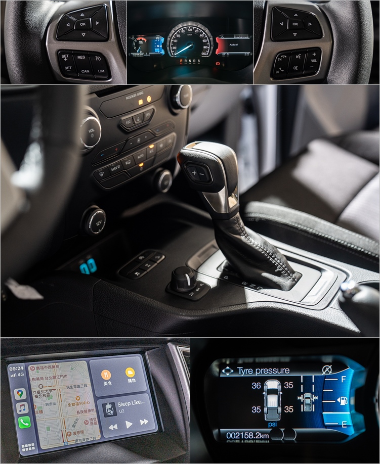 與職人型相比,全能型多了大型中央顯示幕,各項安全及便利設備的等級也比照休旅車。