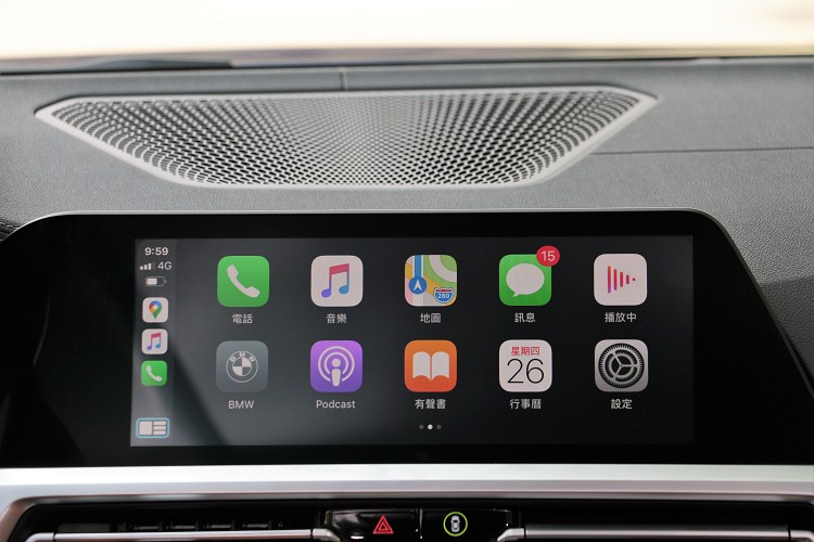 不需要插線就能支援Apple CarPlay。