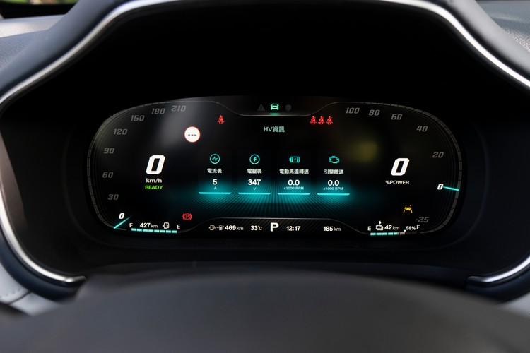 12.3吋數位儀錶可顯示豐富行車資訊